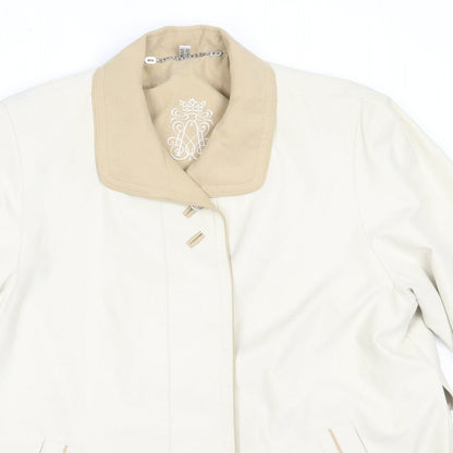 Womens UK Size 10 Preworn Beige Jacket