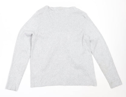 Primark Womens Grey V-Neck  Viscose Cardigan Jumper Size XL