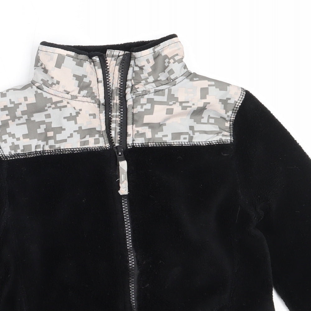 Pink Anie Girls Black   Jacket  Size 7-8 Years