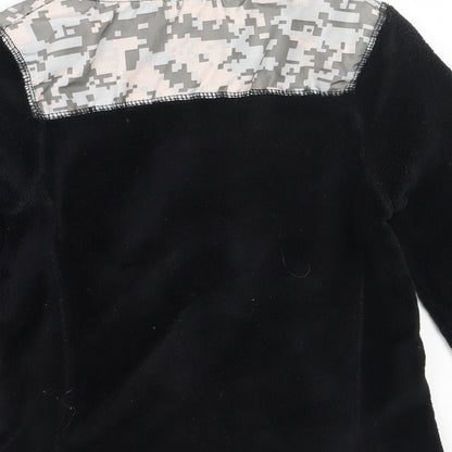 Pink Anie Girls Black   Jacket  Size 7-8 Years