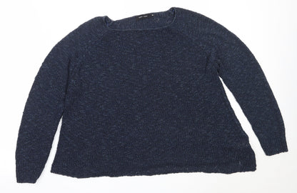 Womens UK Size 10 New Look Blue Pullover Jumper