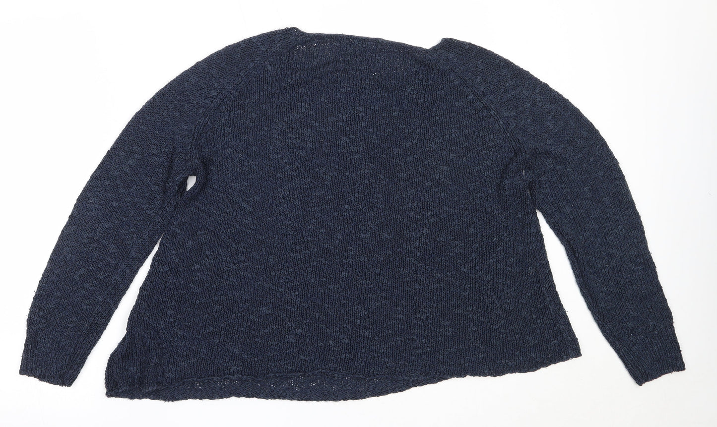 Womens UK Size 10 New Look Blue Pullover Jumper