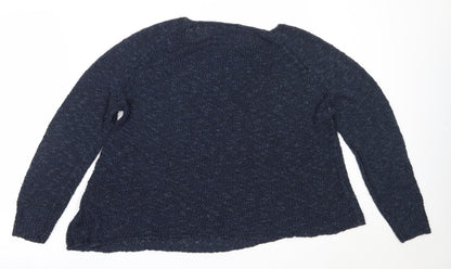 Womens UK Size 10 New Look Blue Pullover Jumper