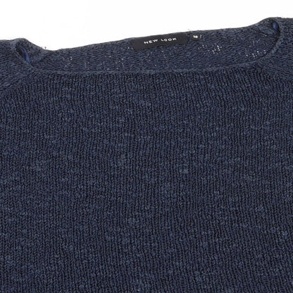 Womens UK Size 10 New Look Blue Pullover Jumper