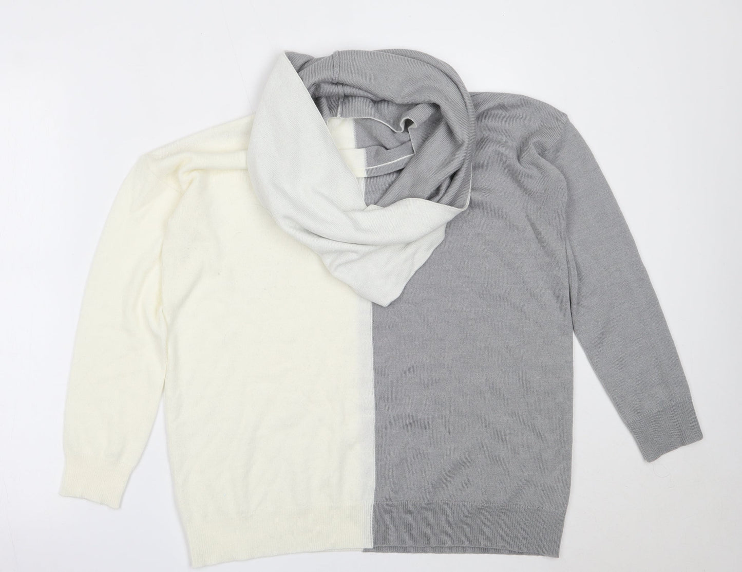 Womens UK Size 12 Preworn Ivory Pullover Jumper