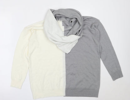 Womens UK Size 12 Preworn Ivory Pullover Jumper