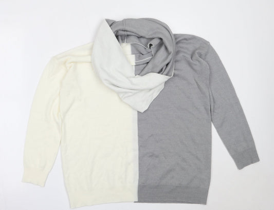 Womens UK Size 12 Preworn Ivory Pullover Jumper