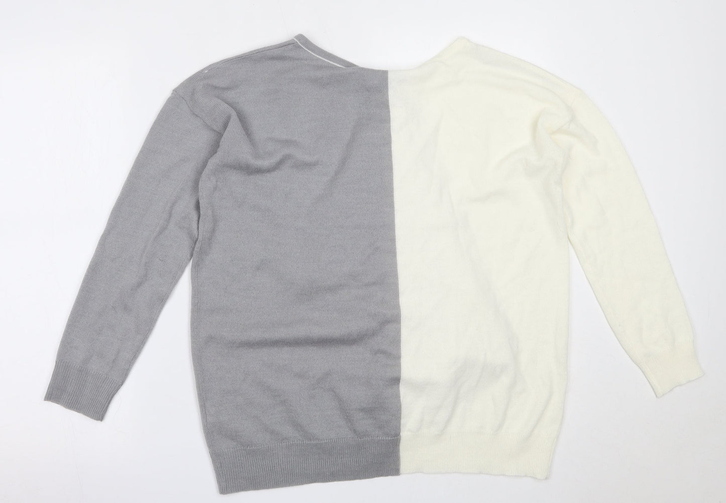 Womens UK Size 12 Preworn Ivory Pullover Jumper