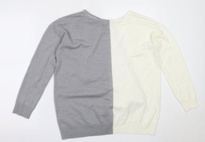 Womens UK Size 12 Preworn Ivory Pullover Jumper