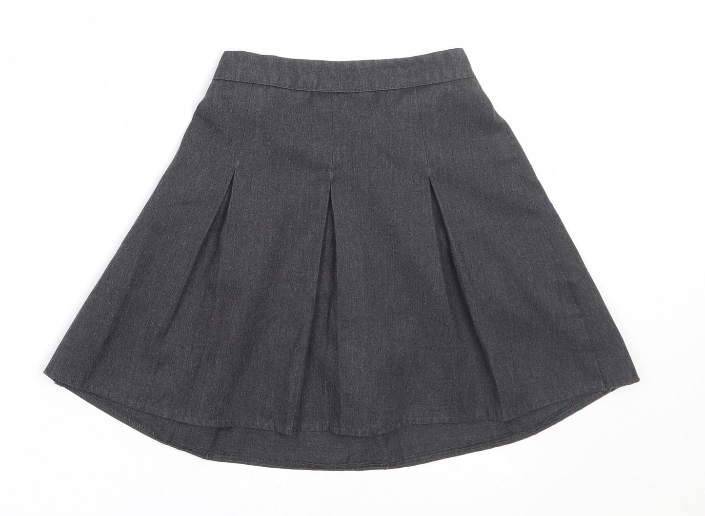 George Girls Grey  Polyester Flare Skirt Size 4-5 Years  Regular  - school