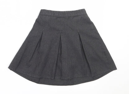 George Girls Grey  Polyester Flare Skirt Size 4-5 Years  Regular  - school