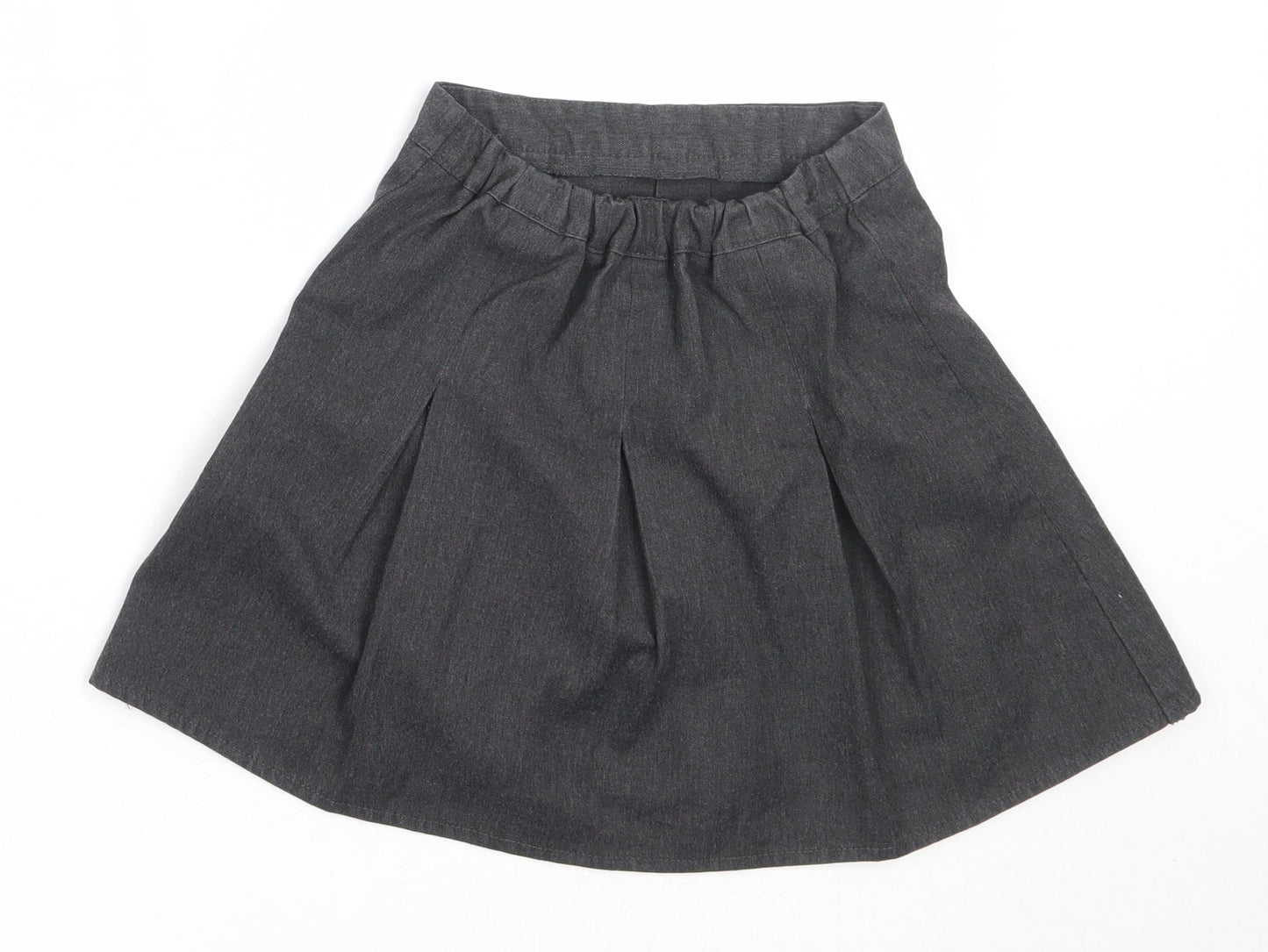 George Girls Grey  Polyester Flare Skirt Size 4-5 Years  Regular  - school