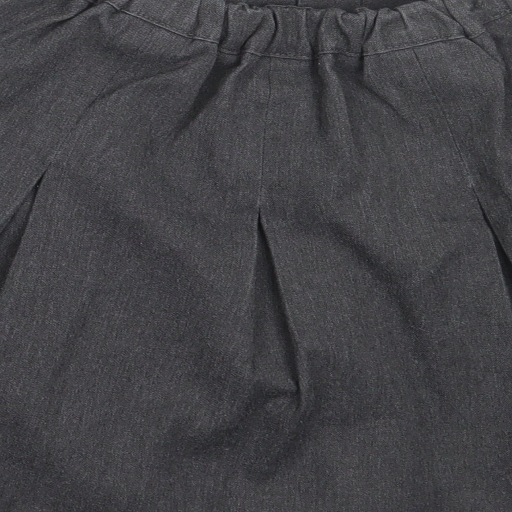 George Girls Grey  Polyester Flare Skirt Size 4-5 Years  Regular  - school