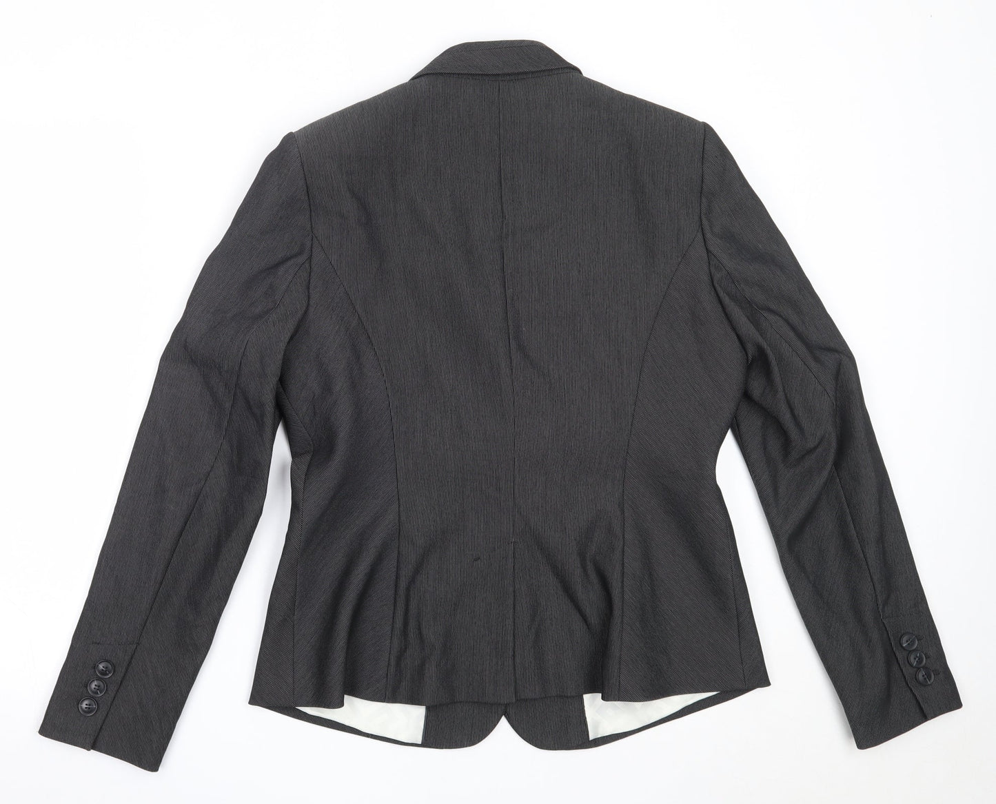 NEXT Womens Grey  Polyester Jacket Blazer Size 14