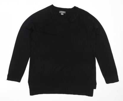 Primark Womens Black Round Neck  Acrylic Pullover Jumper Size L