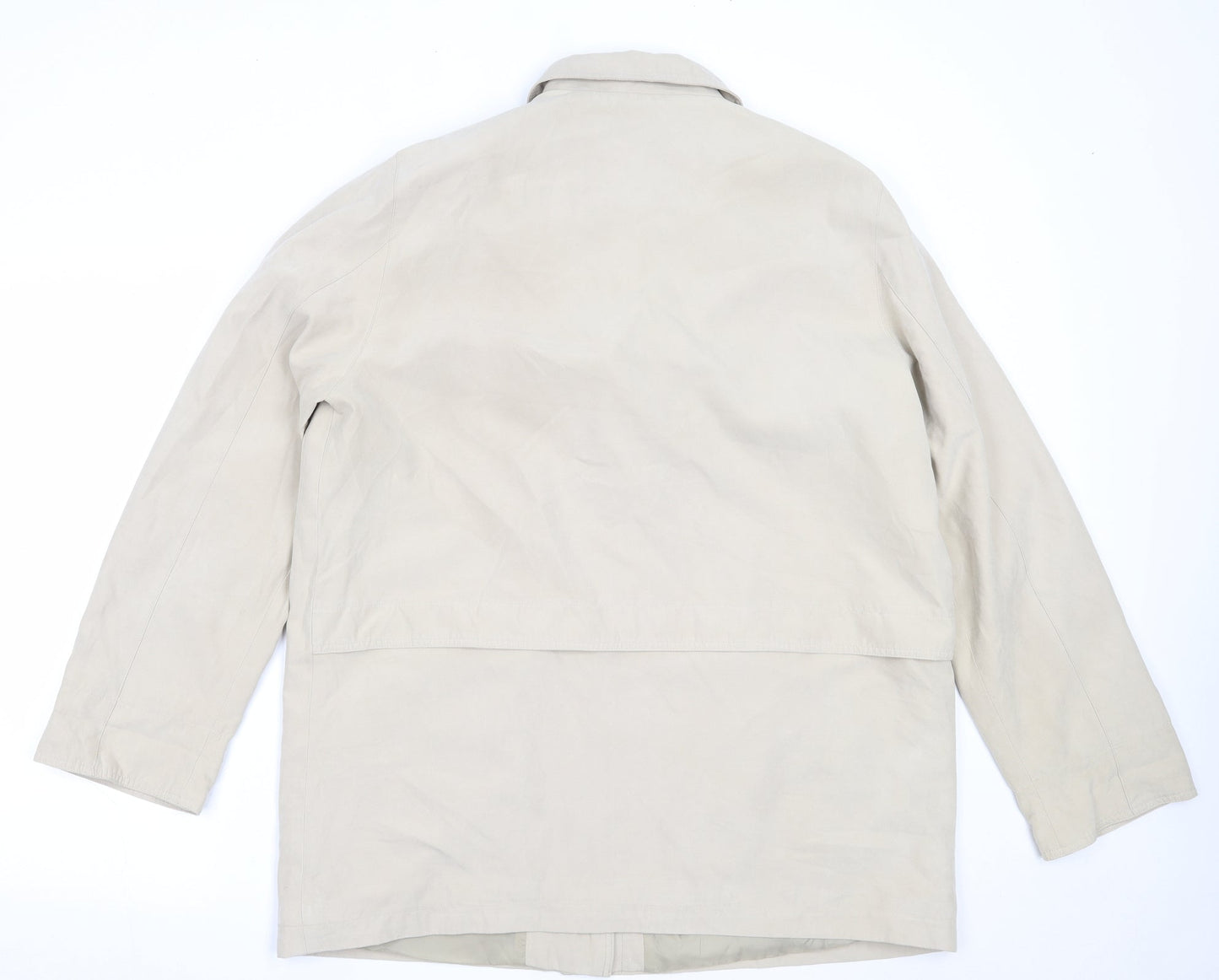 Danna Womens Beige   Overcoat Coat Size 18