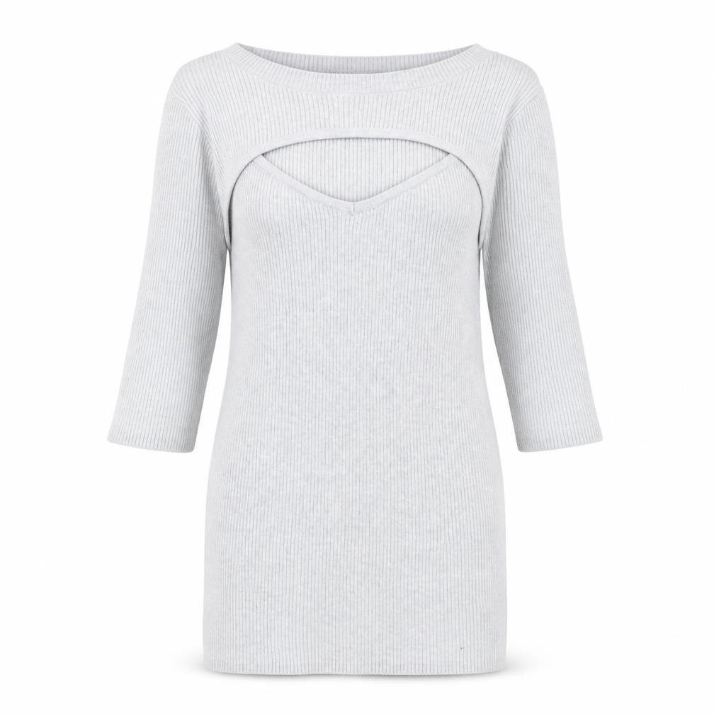 Womens UK Size 6 F&F Grey Pullover Jumper