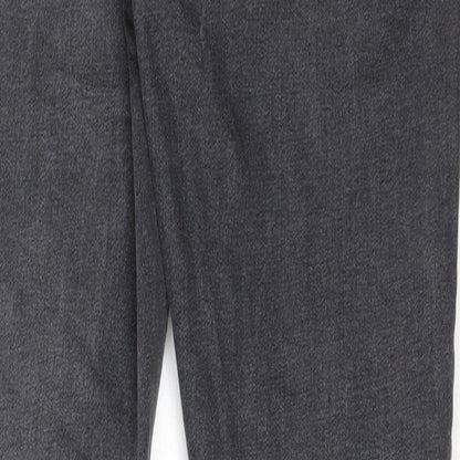 Topshop Womens Black  Cotton Skinny Jeans Size 28 in L26 in Regular