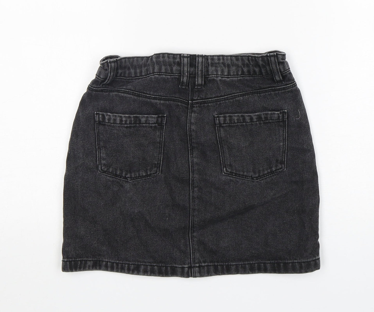 Matalan Girls Grey  Cotton Tulip Skirt Size 9 Years  Regular