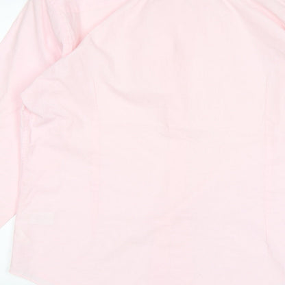 Mens UK Collar Size M Preworn Smart Pink  Dress Shirt