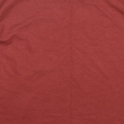 Primark Womens Pink Round Neck  Polyester Pullover Jumper Size S