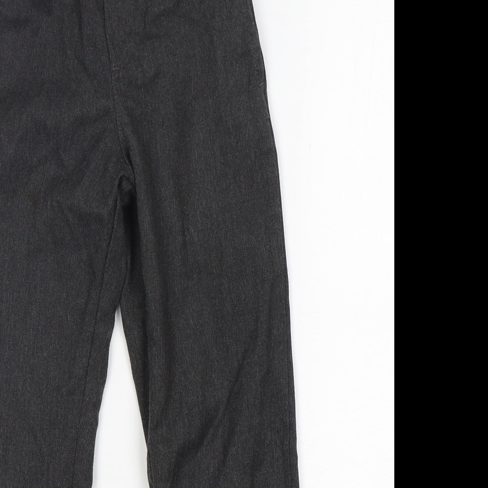 George Boys Grey  Polyester Dress Pants Trousers Size 6-7 Years  Regular