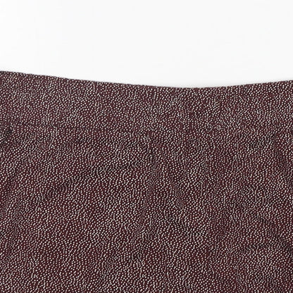 H&M Womens Brown Polka Dot Cotton Sailor Shorts Size S L3 in Regular