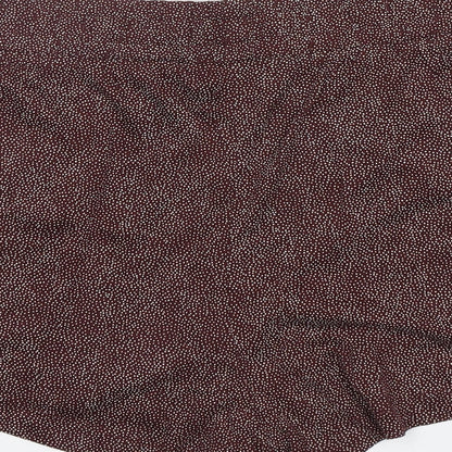 H&M Womens Brown Polka Dot Cotton Sailor Shorts Size S L3 in Regular