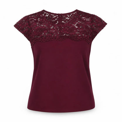 Womens UK Size 8 Dorothy Perkins Purple Basic Blouse