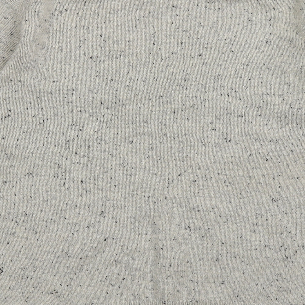 Cedar Wood State Mens Beige Crew Neck  Acrylic Pullover Jumper Size L