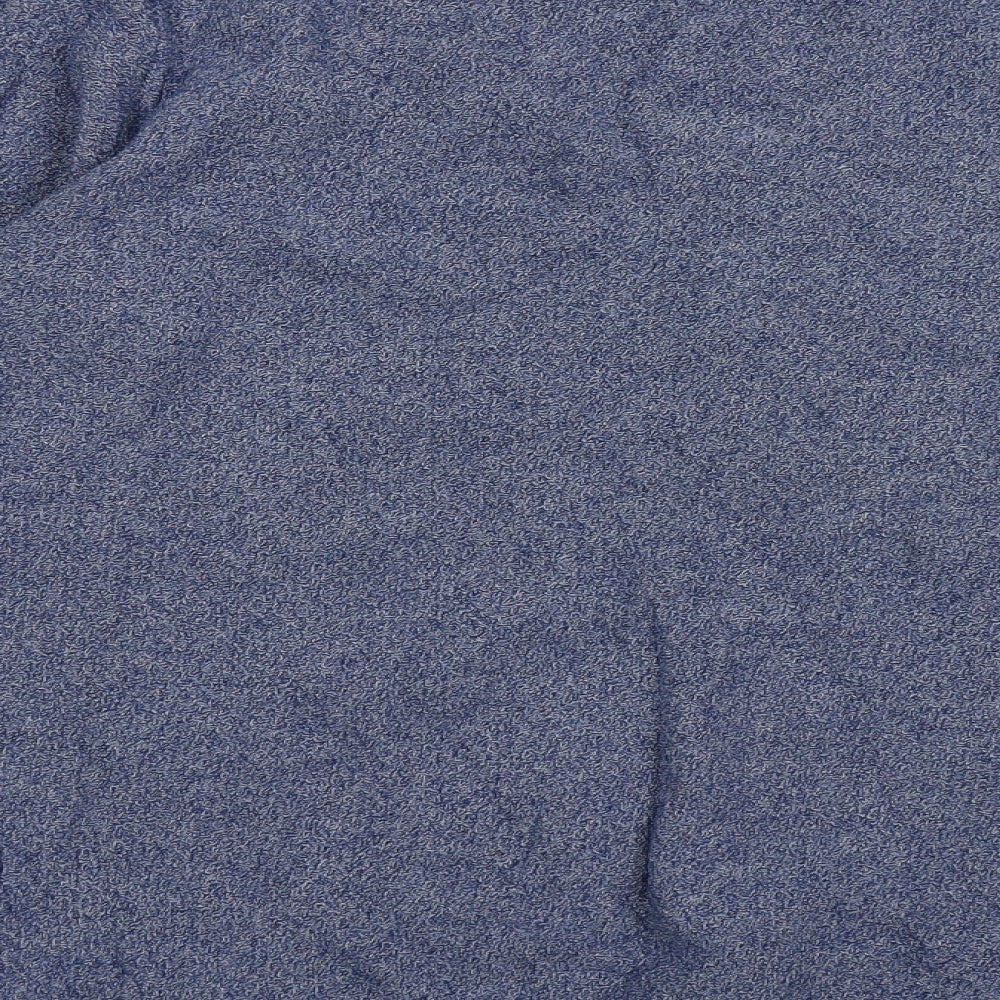 Cedar Wood State Mens Blue Crew Neck  Cotton Pullover Jumper Size L