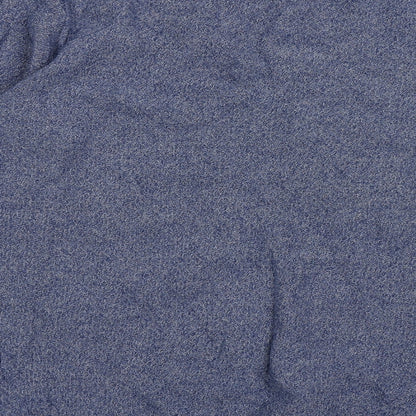 Cedar Wood State Mens Blue Crew Neck  Cotton Pullover Jumper Size L