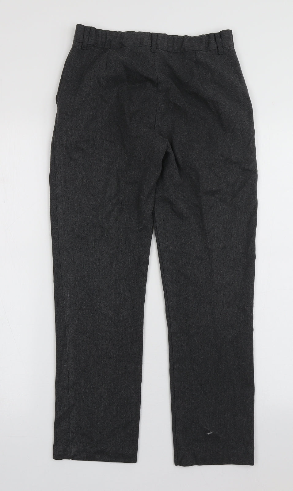 Matalan Boys Grey  Polyester Capri Trousers Size 11 Years  Regular Hook & Eye - school wear