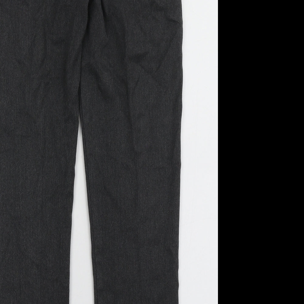 Matalan Boys Grey  Polyester Capri Trousers Size 11 Years  Regular Hook & Eye - school wear