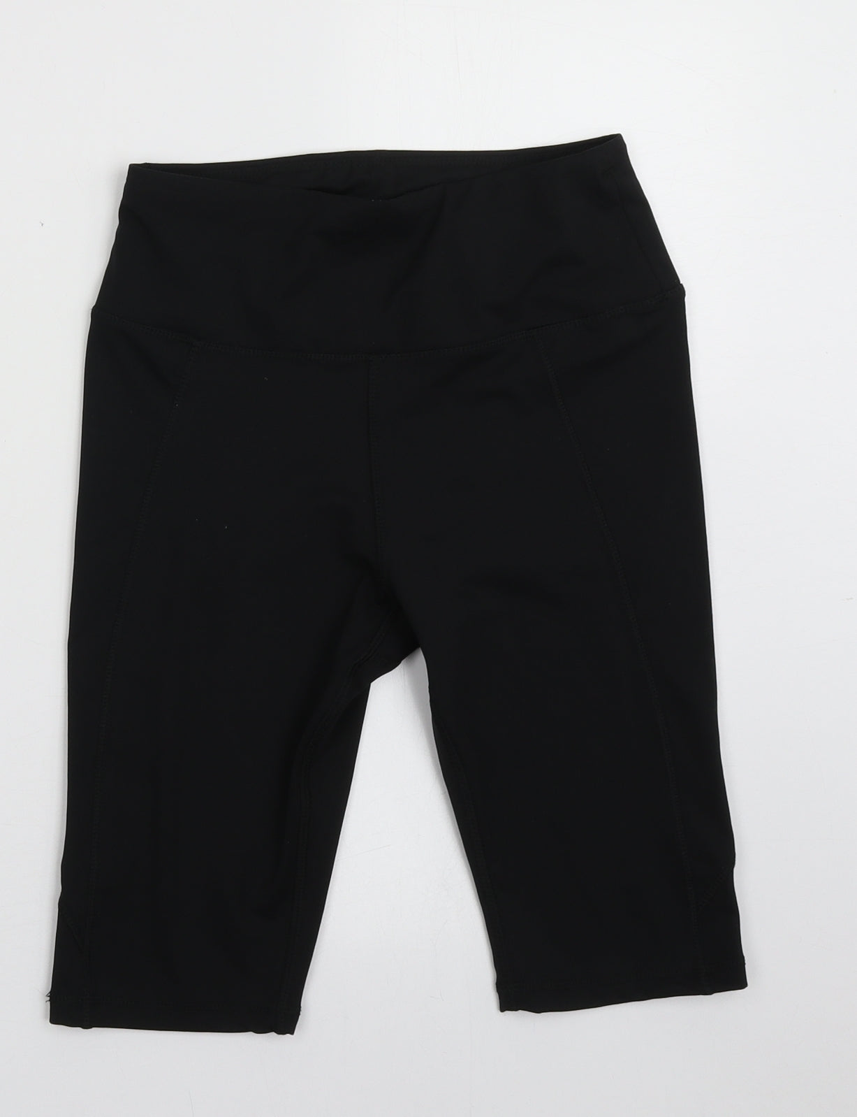 Primark Womens Black  Polyester Sweat Shorts Size 6 L10 in Regular