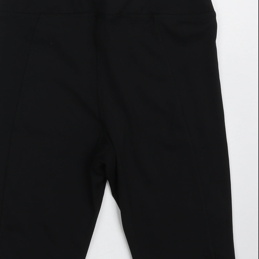 Primark Womens Black  Polyester Sweat Shorts Size 6 L10 in Regular