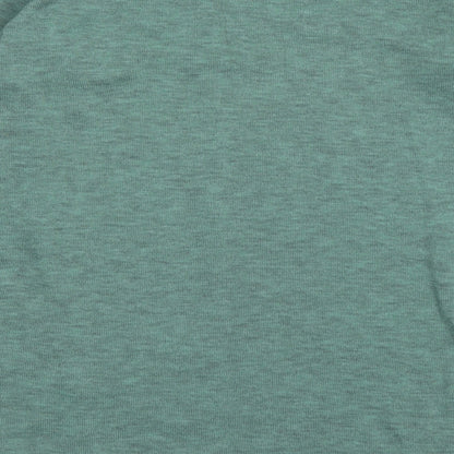 DECATHLON Womens Green  Polyester Basic Casual Size S Crew Neck Pullover