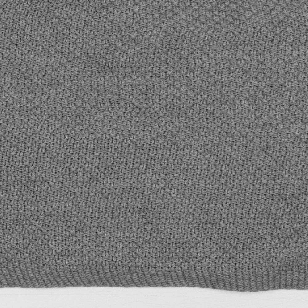 Primark Womens Grey Crew Neck Argyle/Diamond Acrylic Pullover Jumper Size 14