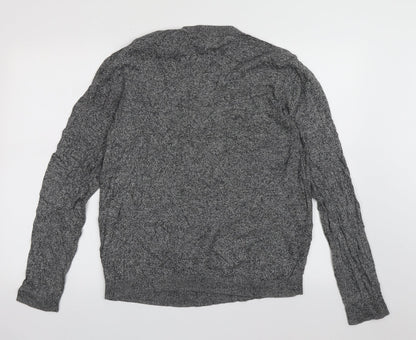 Mens UK Size M ASOS Grey Pullover Sweatshirt