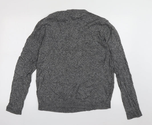 Mens UK Size M ASOS Grey Pullover Sweatshirt