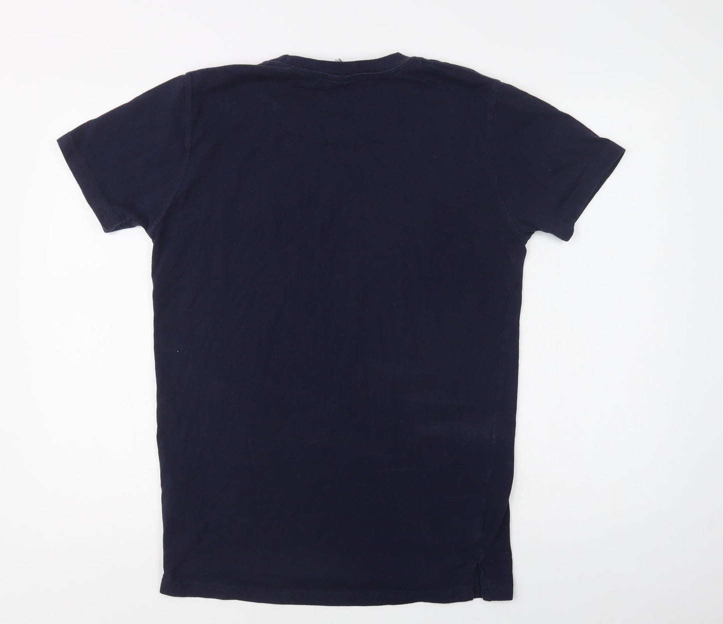 Forever Original Mens Blue  Cotton  T-Shirt Size M Crew Neck