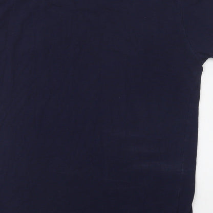 Forever Original Mens Blue  Cotton  T-Shirt Size M Crew Neck