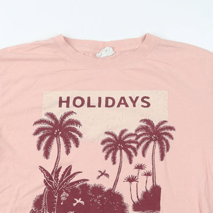 Womens UK Size S H&M Pink Camisole T-Shirt