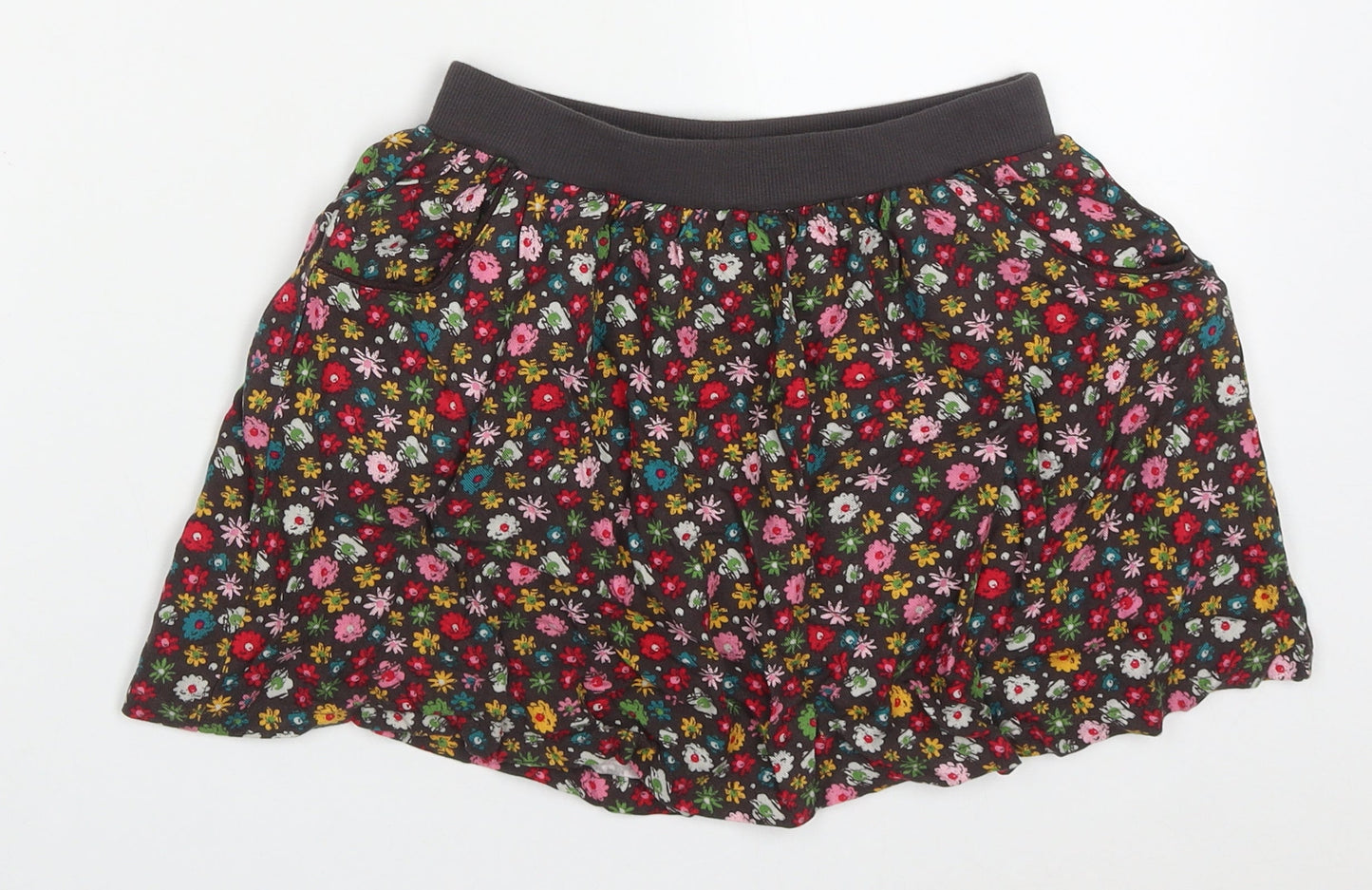 Boboli Girls Multicoloured Floral Viscose Skater Skirt Size 12 Years  Regular
