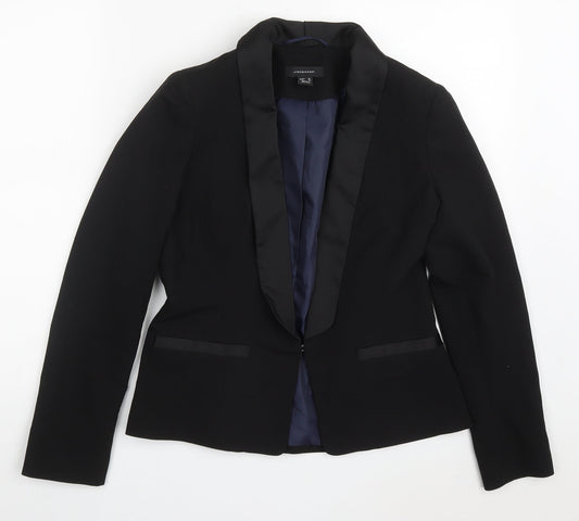 Atmosphere Womens Black  Polyester Jacket Suit Jacket Size 10