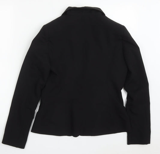 Atmosphere Womens Black  Polyester Jacket Suit Jacket Size 10