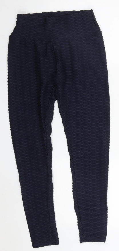 Womens UK Size S Preworn  Carrot Blue Leggings
