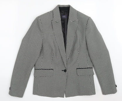Womens UK Size 12 Marks and Spencer Regular Black Suit Jacket
