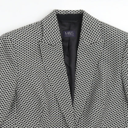 Womens UK Size 12 Marks and Spencer Regular Black Suit Jacket