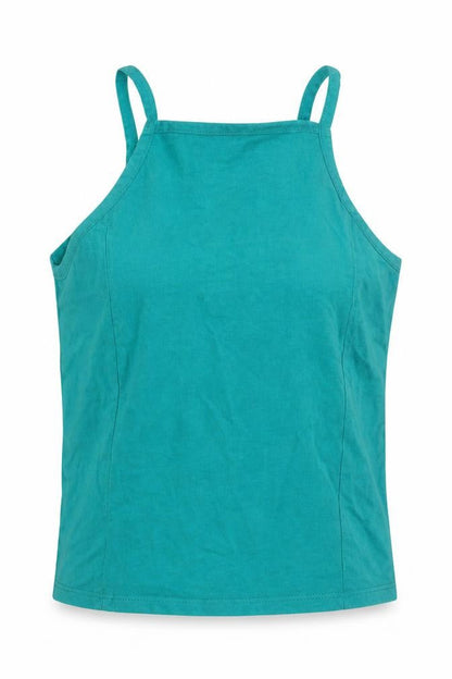 Womens UK Size 6 Miss Selfridge Green Basic Tank